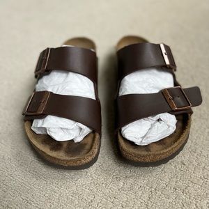 Women’s Arizona Birkenstock Habana Brown Oiled Leather Size 40